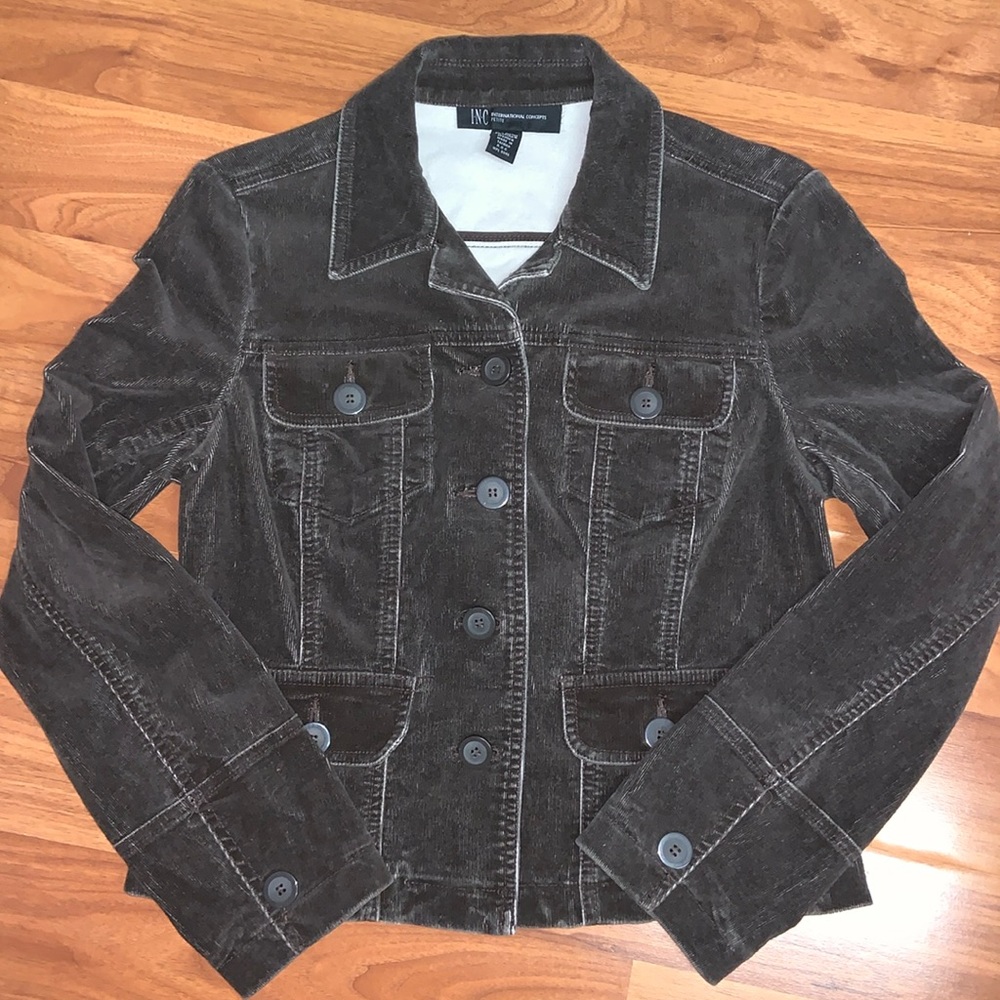 INC International Concepts Corduroy Blazer